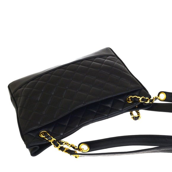 Auth Chanel CC Quilted Chain Tote Bag #N9190H03O - Picture 4 of 8